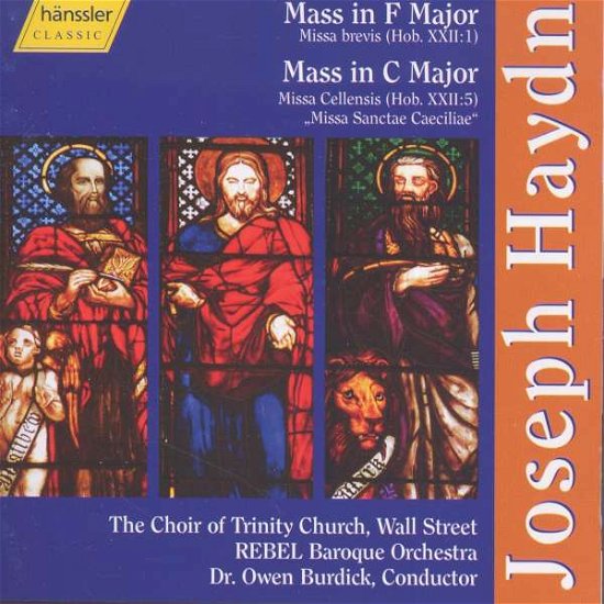Cover for Haydn / Burdick / Choir Trinity Church Wall Street · Haydn Masses (CD) (2002)