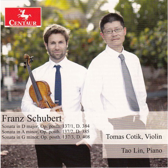 Complete Works for Violin & Piano 2 - Schubert / Cotik,tomas / Lin,tao - Música - Centaur - 0044747341224 - 12 de maio de 2015
