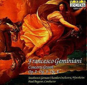 Cover for Geminiani / Angerer / German Chamber Orchestra · Concerti Grossi (CD) (1996)
