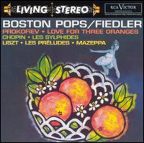 Cover for Prokofiev / Chopin / Liszt / Fiedler / Bosp · Love for Three Oranges / Sylphides / Preludes (CD) (2009)