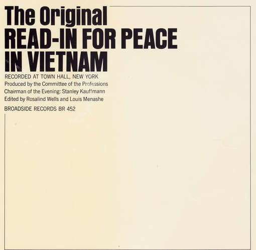 Cover for Read-in for Peace Vietnam / Va (CD) (2012)
