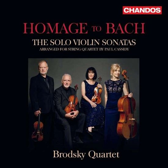 Cover for Brodsky Quartet · Homage To Bach: The Solo Violin Sonatas (CD) (2021)