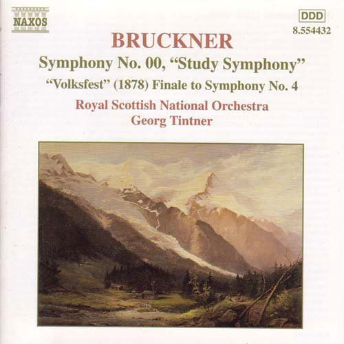 Symphony No.00-Study Symp - Anton Bruckner - Musiikki - NAXOS - 0636943443224 - tiistai 18. huhtikuuta 2000