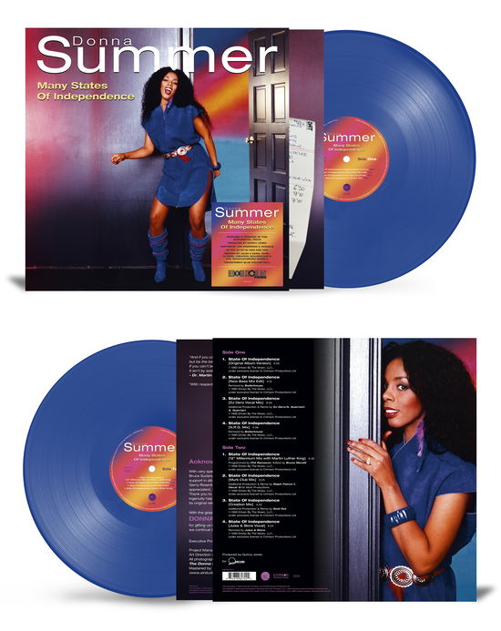 Donna Summer · Many States Of Independence (12") [RSD 2024 Transparent Blue Vinyl edition] (2024)