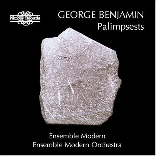Cover for Benjamin / Ensemble Modern Orchestra · Palimpsests (CD) (2004)