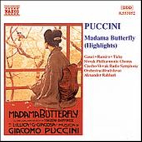 Puccinimadame Butterflyhighlights - Soloistscsrsorahbari - Musiikki - NAXOS - 0730099415224 - tiistai 21. helmikuuta 1995