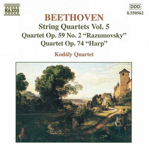 String Quartets 5 - Beethoven / Kodaly Quartet - Music - NAXOS - 0730099556224 - August 31, 1999