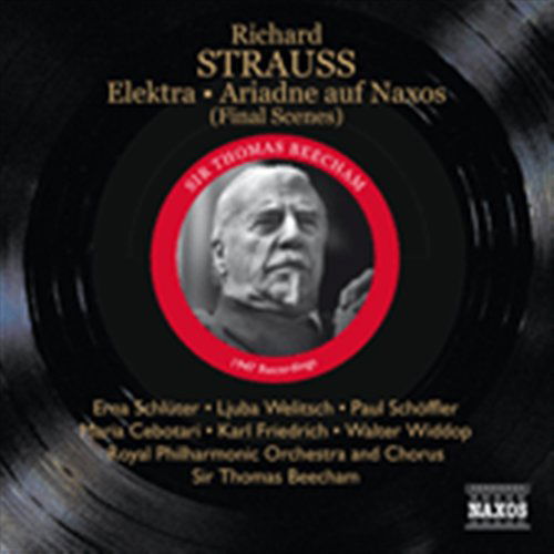 Cover for Beecham / Schlüter / Cebotari/+ · STRAUSS: Elektra / Ariadne (CD) (2011)