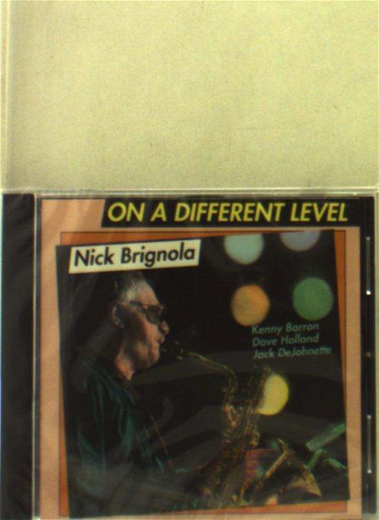 Cover for Nick Brignola · On A Different Level (CD) (2023)