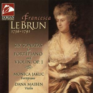 Six Sonatas for Fortepiano and - Lebrun - Music - NGL DORIAN - 0751758016224 - 2011