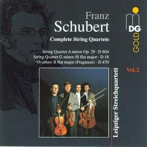 Cover for Schubert / Leipzig String Quartet · String Quartets 2 (CD) (1996)