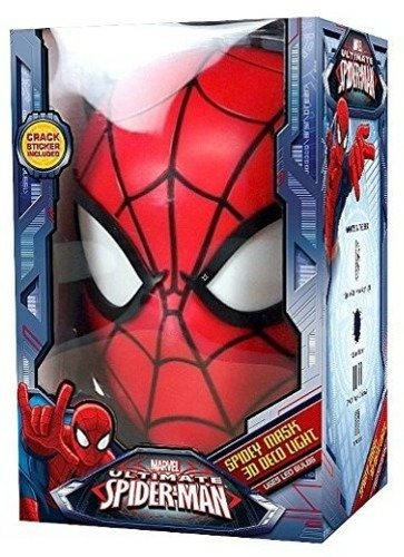 Cover for 3DLightFX · Spiderman's Mask - 3D Deco Light (MERCH)
