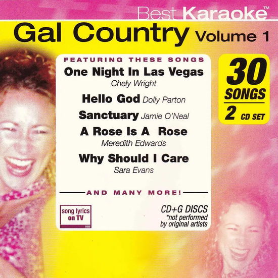 Cover for Best Karaoke · Gal Country Volume 1 (CD)