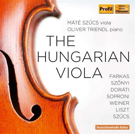 Hungarian Viola - Szonyi / Soproni / Weiner / Szucs / Triendl - Musiikki - PROFIL - 0881488140224 - tiistai 14. lokakuuta 2014
