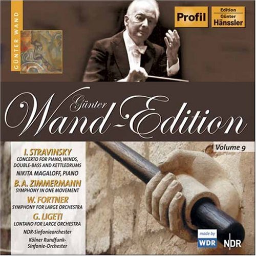 Cover for Stravinsky / Wand · Wand-edition: Concerto for Piano Winds &amp; Double (CD) (2006)