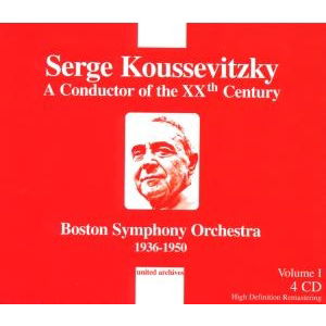 Cover for Serge Koussevitzky · A CONDUCTOR OF THE XXth CENTURY (CD) (2008)