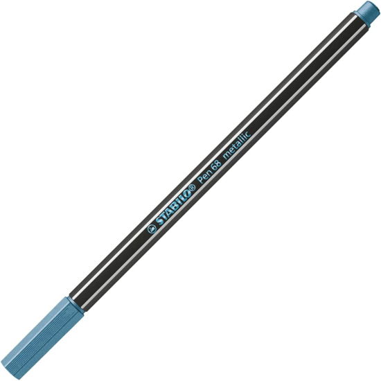 STABILO Pen 68 metallic Filzstift blau - Stabilo - Merchandise - Stabilo - 4006381530224 - 13. maj 2020