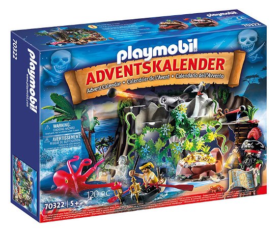 gespannen Maak avondeten In beweging Playmobil · Adventskalender schattenjacht in de piraten-inham Playmobil  (70322) (Toys)