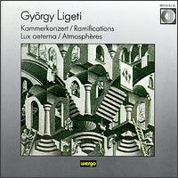 Chamber Concerto for 13 Instruments / Lux Aeterna - Ligeti / Various - Musique - WERGO - 4010228616224 - 8 décembre 1993