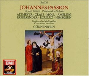Cover for Rilling: Bach-collegium Stuttg · St. John Passion Bwv 245 (CD) (1997)