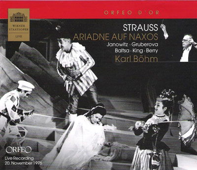 R. Strauss: Ariadne Auf Naxos - Richard Strauss - Musiikki - ORFEO - 4011790817224 - maanantai 2. tammikuuta 2012