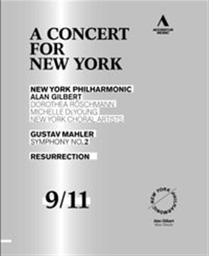 Cover for New York Philgilbert · Concert For New York 911 New York Philharmonic Gilbert (Blu-ray) (2011)