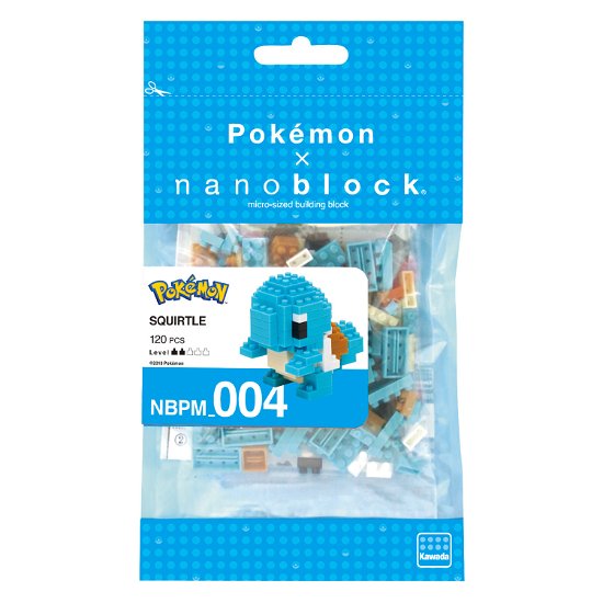 Cover for Bandai UK Ltd · Pokemon: Squirtle Nanoblock (Leksaker) (2024)