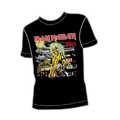 Cover for Iron Maiden · killers Black Ts (TØJ) [size L] (2006)