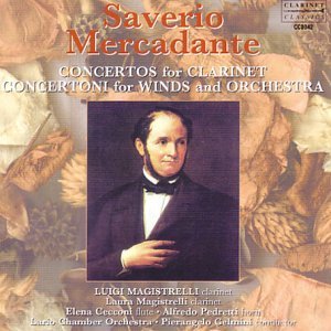 Cover for Lario Chamber Orchestra · Mercadante: Clarinet Concertos &amp; Sinfonias Concertantes (CD) (2003)