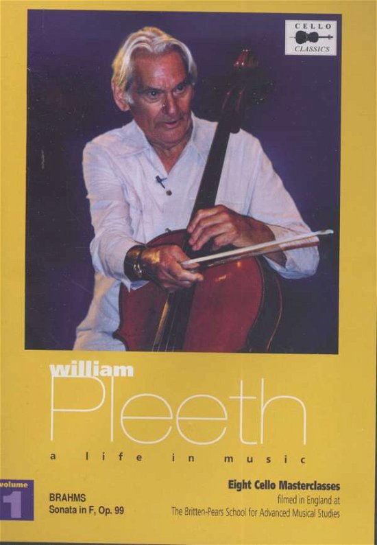 Cover for William Pleeth · A Life In Music 1: Brahms (DVD) (2007)