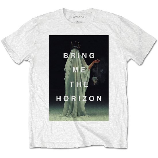 Cover for Bring Me The Horizon · Bring Me The Horizon Unisex T-Shirt: Cloaked (T-shirt) [size S] [White - Unisex edition] (2016)