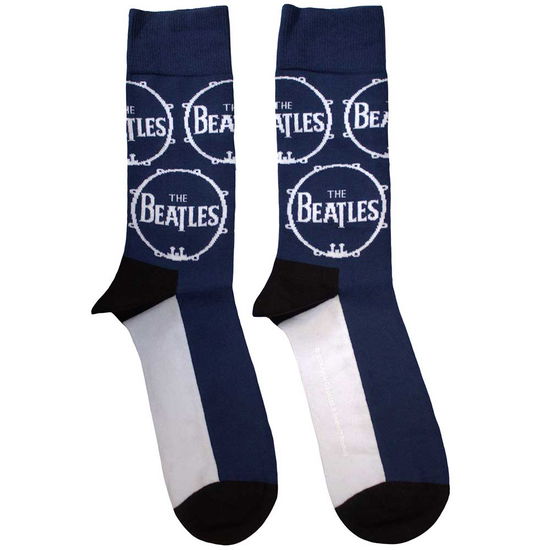 Cover for The Beatles · The Beatles Unisex Ankle Socks: Drum Logo Repeat (CLOTHES) (2024)