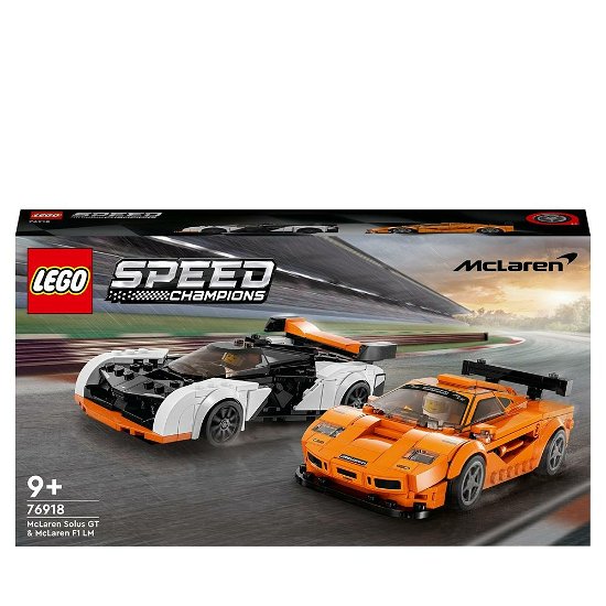 Speed Champions - McLaren Solus GT & McLaren F1 LM - Lego: 76918 - Koopwaar -  - 5702017424224 - 