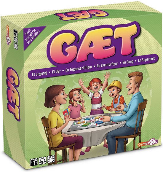 GÆT brætspil - Games4u - Board game -  - 5704907970224 - August 30, 2019
