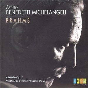 Cover for Benedetti Michelangeli Arturo · Brahms (CD) (1999)