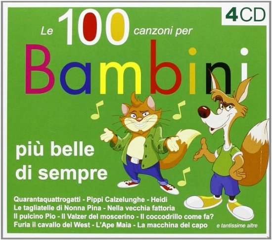 Cover for 100 Canzoni Per Bambini Piu' B (CD) (2017)