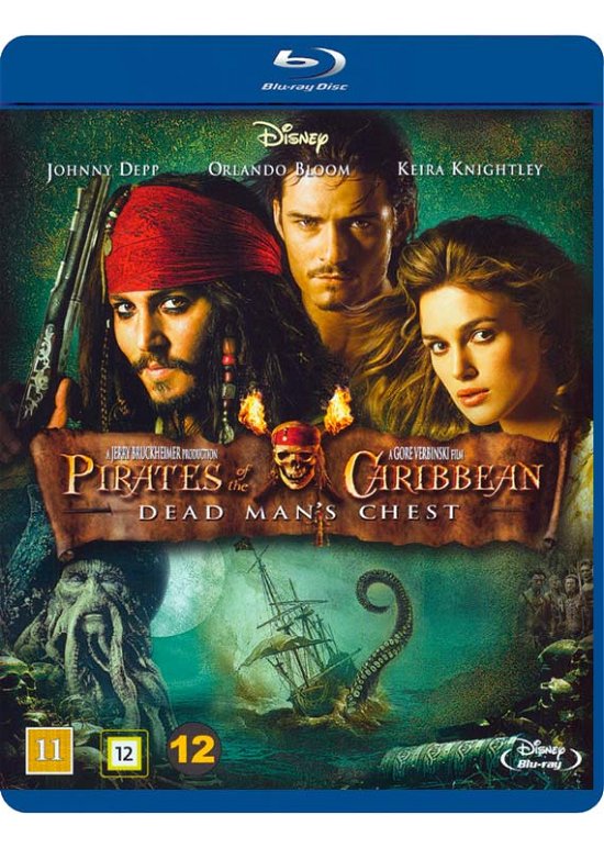 Cover for Pirates of the Caribbean · Pirates of the Caribbean 2: Dead Man's Chest (Blu-ray) (2011)