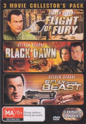 Cover for Steven Seagal · Flight of Fury / Black Dawn / Belly of the Beast (DVD) (2010)