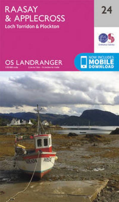 Cover for Ordnance Survey · Raasay &amp; Applecross, Loch Torridon &amp; Plockton - OS Landranger Map (Kartor) [February 2016 edition] (2016)