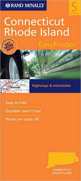 Connecticut & Rhode Island Easy to Fold - Rand McNally - Books - Rand McNally - 9780528854224 - June 8, 2015