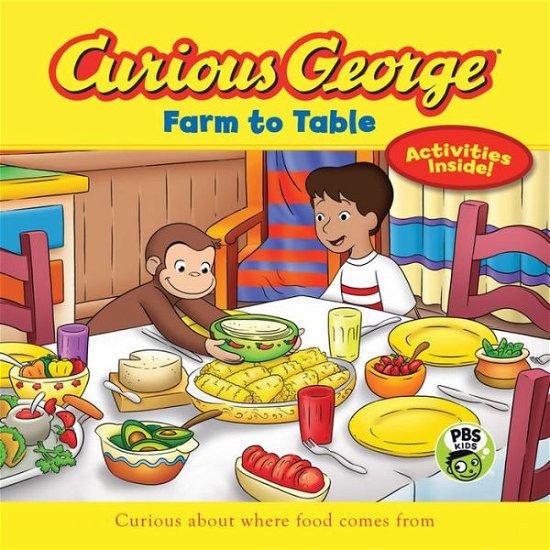 Cover for H. A. Rey · Curious George Farm to Table (CGTV 8x8) (Paperback Bog) (2016)