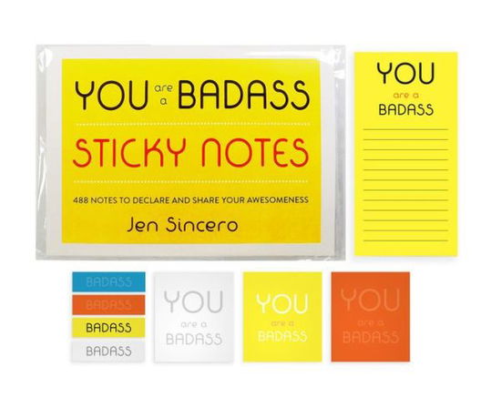 You Are a Badass® Sticky Notes: 488 Notes to Declare and Share Your Awesomeness - Jen Sincero - Książki - Running Press,U.S. - 9780762465224 - 28 marca 2019