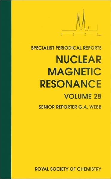 Cover for Royal Society of Chemistry · Nuclear Magnetic Resonance: Volume 28 - Specialist Periodical Reports (Gebundenes Buch) (1999)