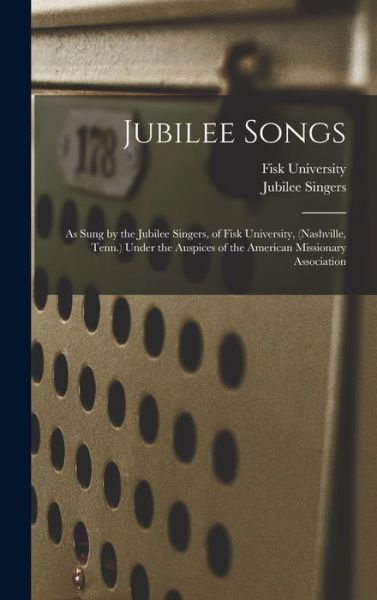 Cover for Jubilee Singers · Jubilee Songs (Bog) (2022)