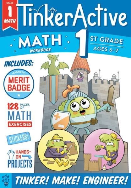 TinkerActive Workbooks: 1st Grade Math - TinkerActive Workbooks - Justin Krasner - Kirjat - Odd Dot - 9781250307224 - tiistai 14. toukokuuta 2019