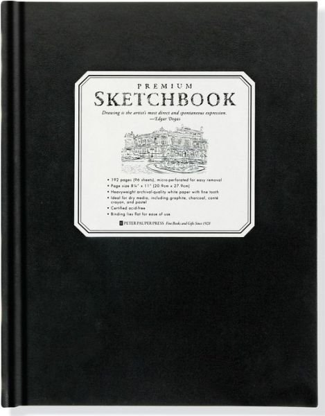 Cover for Peter Pauper Press · Large Premium Sketchbook (Inbunden Bok) (2012)