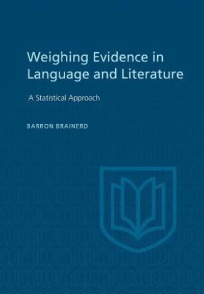 Cover for Barron Brainerd · Weighting Evidence in Language and Literature (Paperback Book) (1974)