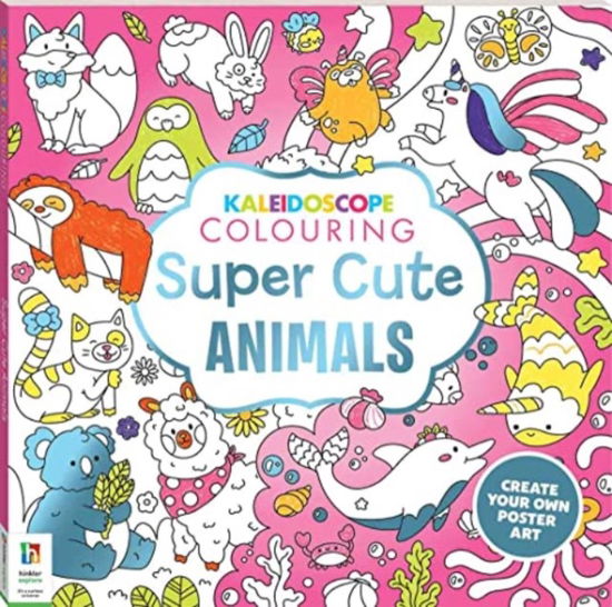 Cover for Hinkler Pty Ltd · Kaleidoscope Colouring: Super Cute Animals - Kaleidoscope (Paperback Book) (2021)