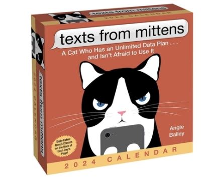 Cover for Angie Bailey · Texts from Mittens the Cat 2024 Day-to-Day Calendar (Calendar) (2023)