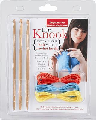 The Knook: Beginner Set Medium Weight Yarn - Now You Can Knit with a Crochet Hook! - Leisure Arts - Books - Leisure Arts Inc - 9781609004224 - October 15, 2011